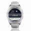 Fashion Design NO.1 S5 Heart Rate Monitor Remote Camera Smart Watch LEATHER BAND GOLDEN/3D Touch Screen Design