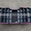 Professional Rolling Cosmetic Case w/ 8 Trays Black/Silver/Pink Diamond Aluminum(XY-877)