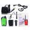 New Green TeGood TG-189 UHF 400-480 MHz 5W 16CH Monitor Flashlights With Earpiece FM Transceiver Small Two Way Radio