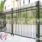 Modern security decorative steel fence gate