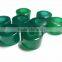 AAA Green Color Quartz Fancy Smooth Handmade Big Hole Tyre Beads
