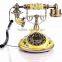 Waterproof Antique Brass Telephone Set For Home Decor