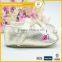 Wholesale Fashion Kids Child Shoes Cat Embroidery Golden Pu Baby Shoe