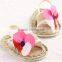 Hemp rope flower baby shoes fancy dress shoes baby girl sandals baby shoes