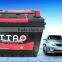 Super power 12v MF automotive battery 75D26/65ah technology of japan