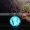 Wholesale online shop Amazon hot sale Christmas Halloween gift party glowing in the dark picture pendant glow necklaces jewelry