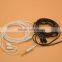 Black Earphone Cable Single Crystal Copper Cable Wire Detach For Shure SE215/315/535 SENFER 4in1 DT2 UE
