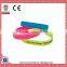 Professional Silk Screen Printing Silicone Wristband Promontional Customized Silicone Rubber Wristband
