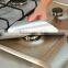 Silver Black Brown Gas Range Protectors Set of 4