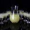 800ml high white mateiral shot glass decanter sets