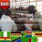 Trade assurance NO.1 Direct factory and stock 4 tires layer chicken cage