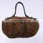 Celebrity Coconut Button Straw Crochet Bucket Tote Bags (LCHHB113)