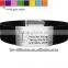 custom sport bracelet engrave info silicone id bracelet