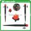 Adjustalbe Drip System Drippers And Sprinklers With Stake for Garden Plant System