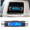 New 2in1 Car Auto LCD Clip-on Digital Backlight Automotive Thermometer Clock Calendar