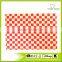 PP Plaid Placemats Washable Heat-resistant for Dining Table 45*30CM (Set of 12)