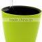 Cylinder Self watering planter flower pot home office garden water level indicator