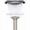 8pk Stainless Steel Solar Path Light Outdoor LED Landscape Lawn Garden Lamp- 115 mm