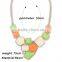2016 new design handmade women fashion alloy jewelry necklace