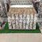 Birch tree and birch bark decoration