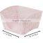 Pink Arc-shaped Metal Punched Office Desktop Note Holder