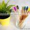 colorful soft bristle bammboo tooth brush, toothbrush with bamboo handle