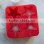 2017 Christmas FDA star shape silicone ice tray