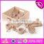 2017 New Design Preschool Toddlers Natural Wooden Dinner Set Toys W10B178