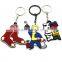 Beautiful new design popular gift 3D Customize Shaped cute Soft PVC Keychain for VW GTI Golf