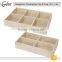 Superior simple and creative multi-functional Natural Wood Finish Nesting Boxes Multipurpose Storage Crates with Erasable