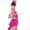 Hot selling children gilrs sleeveless sequin latin dance dress for sale LD0357