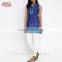 2017 Latest kurti with jacket designs image sleeveless v neckline embroidered kurti