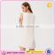 2015 New Design Sleeveless Embellished Shift Dress with Scallop Hem