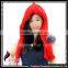 CX-C-242G Women Fashion Fur Hooded Scarf Winter Warm Rex Rabbit Fur Hat