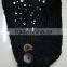 Hot stylish lady crochet stone headband for winter