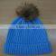 2015 custom knitted pom beanie hat winter beanie hat