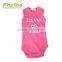 Hot Sale 100% Cotton Oem Manufacturer Plain Color Baby Rompers