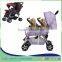 Hot Sale Twins Baby Stroller And Stainless Steel Twins Baby Buggy