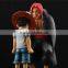 Wholesale one piece Luffy&Shanks pvc action figure