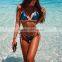 B22030A Europe Hot selling Sexy Sequin lace-up Bikini Swimwear