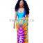 Woman Gradient colors maxi dresses digital printing sexy club dresses