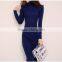 New Arrive Women Winter Sweater Dresses Slim Turtleneck Long Knitted Dress Sexy Bodycon Robe Dress