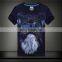 3D sublimated t shirt-casual wear-summer wear tshirt-customise simple 3d printing tshirt