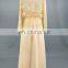 Real Sample Strapless Gold Lace Jacket Sleeves Vintage Mother Of The Bride Dress