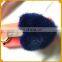 Fashion accessory heart shape rabbit fur accessory wedding gift