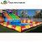 Commercial Big Inflatable Ocotpus Water Park Slide With Pool Used On Land