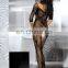Spider crawl stockings open crotch nylon body stocking sexy crotchless lingerie spandex fishnet bodysuit erotic