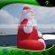 20 Feet Christmas Decoration Giant Inflatable Santa Balloon , Inflatable Big Sitting Santa Model for Outdoor advertising