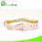Diamond leather dog leash for pet dog with collar