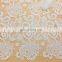 OLF PY3064-22 white flower design milk poly cord lace fabric for wedding